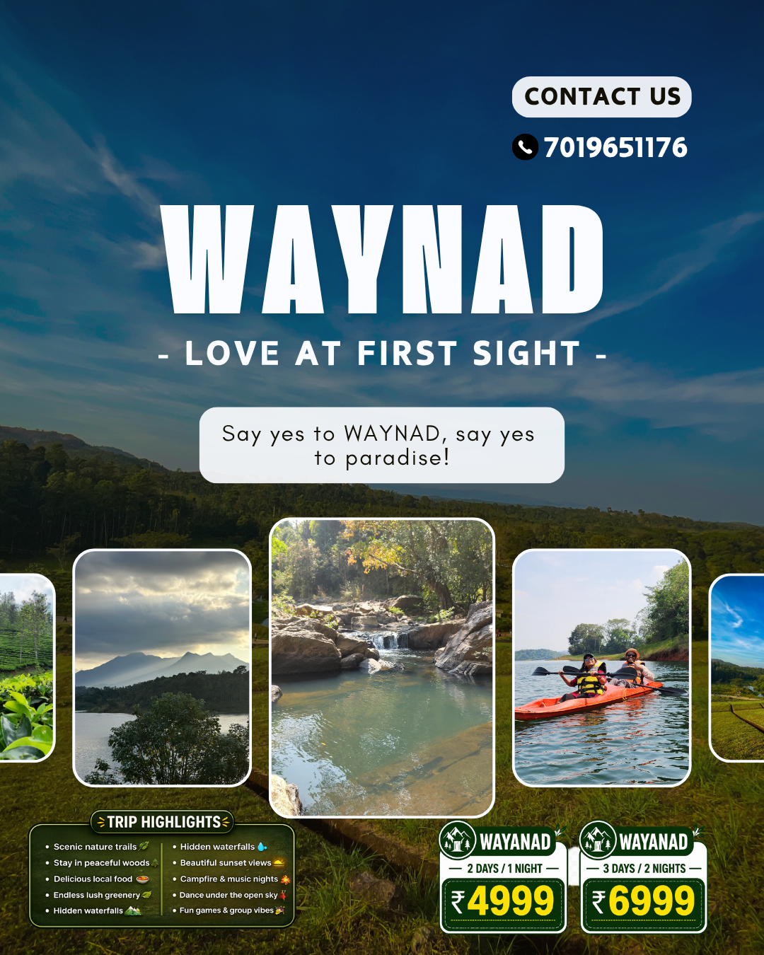 Wayanad Trip (2D/1N)